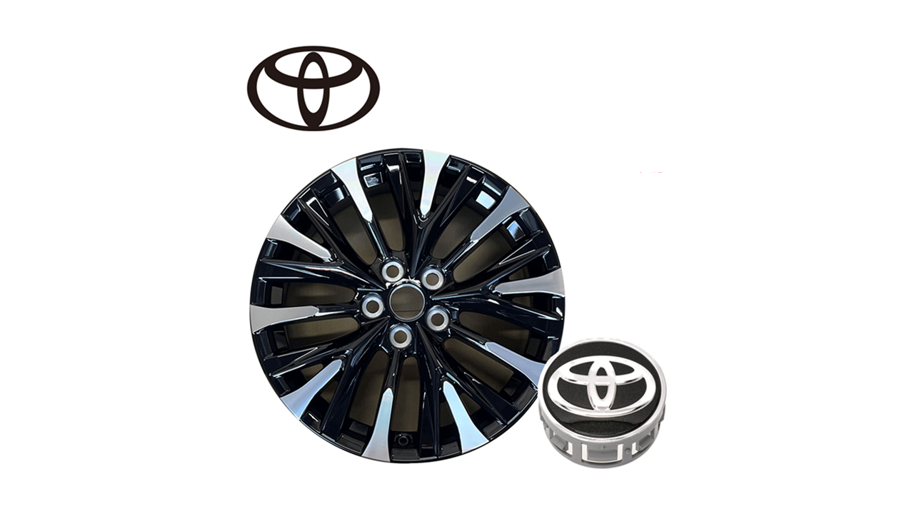 トヨタ純正部品 19インチアルミホイール+ホイールハブオーナメント 